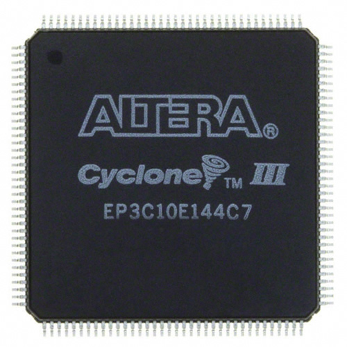 IC CYCLONE III FPGA 10K 144-EQFP - EP3C10E144C7