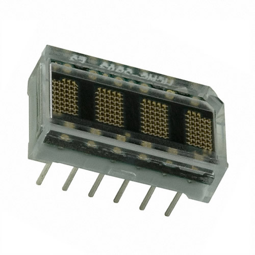 LED DISPLAY 5X7 4CHAR 3.8MM YLW - HCMS-2901 - Click Image to Close