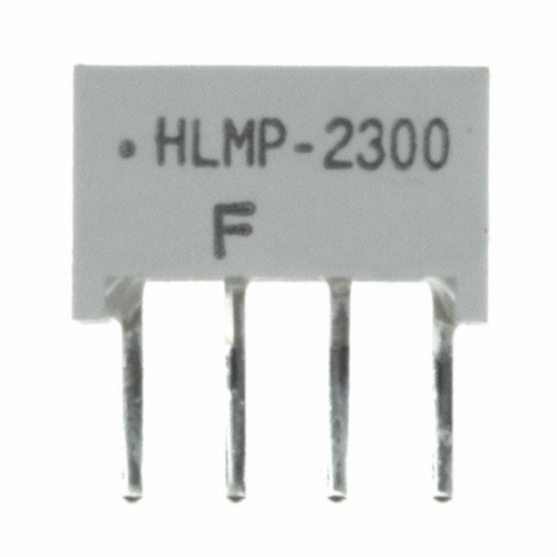 LED LT BAR 8.89X3.81MM SGL HER - HLMP-2300-EF000