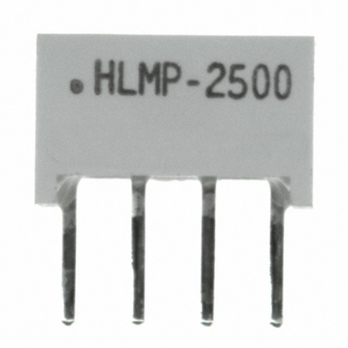 LED LT BAR 8.89X3.81MM SGL GRN - HLMP-2500-FG000