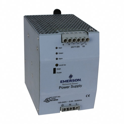 POWER SUPPLY DIN 24VDC 20A - ADN20-24-1PM-C - Click Image to Close