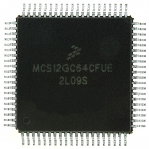 IC MCU 64K FLASH 25MHZ 80-QFP - MCS12GC64CFUE