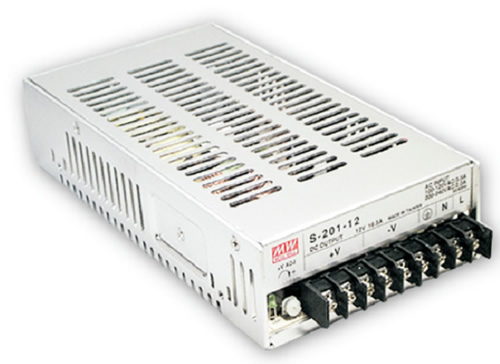 S-201-12 [12V 16.5A] 200W Single Output Switching Power Supply