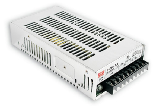 S-210-7.5 [7.5V 27A] 210W Single Output Switching Power Supply