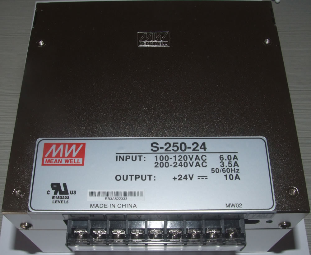 S-250-48 [48V 5.2A] 250W Single Output Switching Power Supply