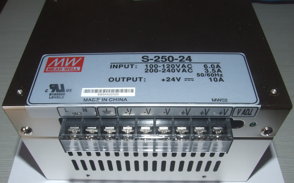 S-250-24 [24V 10A] 250W Single Output Switching Power Supply