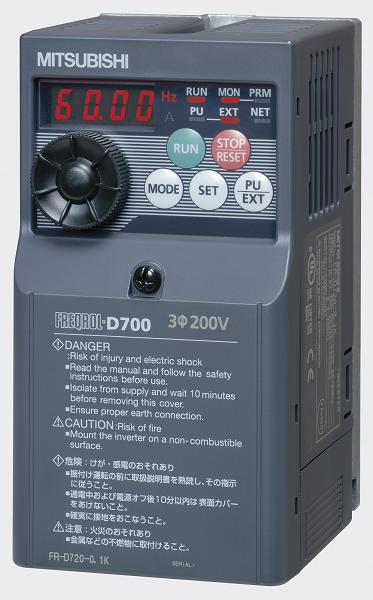 FR-D720S-1.5K FREQUENCY INVERTERS FREQROL D700 SERIES