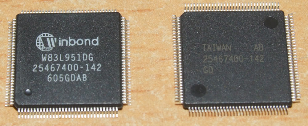 IC EMBEDDED CNTRLR 128-LQFP - W83L951DG - Click Image to Close