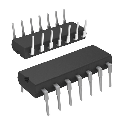 IC QUAD 2-IN NAND GATE 14-DIP - 74ABT00N,112 - Click Image to Close