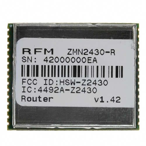 MODULE ZIGBEE 2.4GHZ ROUTER - ZMN2430-R - Click Image to Close