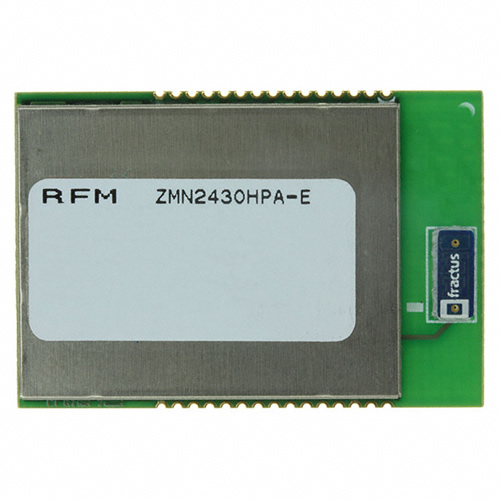 1-CHIP 2.4 GHZ ZIGBEE MODULE, CA - ZMN2430HPA-E - Click Image to Close