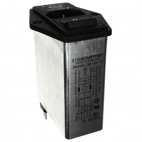 MOD PWR INLET IEC FILTER 10A - FN1393-10-05-11 - Click Image to Close