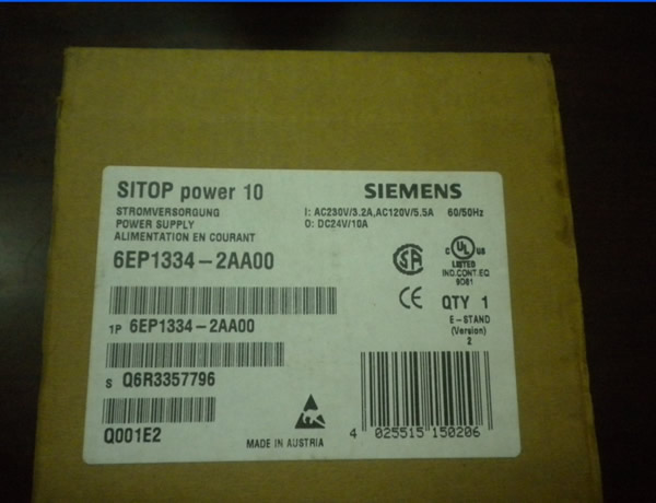 6EP1334-2AA00 SITOP POWER 24 V/10 A