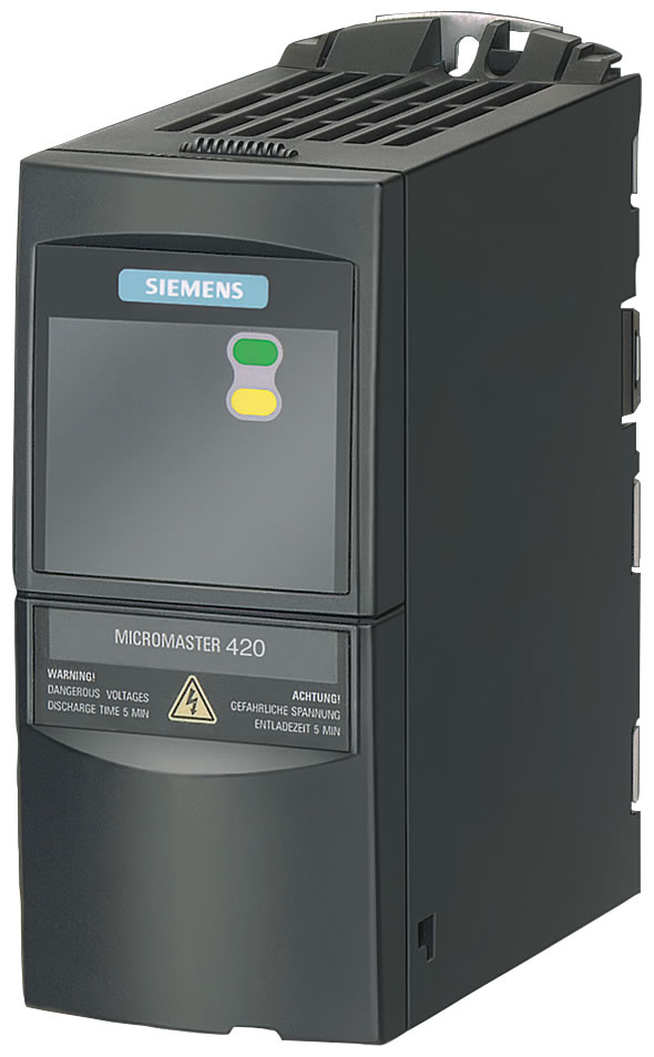 SIEMENS MICROMASTER 420 frequency inverter 6SE6420-2UD17-5AA1 - Click Image to Close