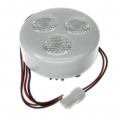 LED TRIPLE 1.1W PURE WHITE 30DEG - TRP1331S-501